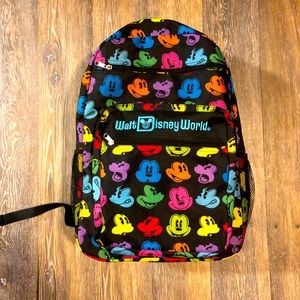 Rainbow Mickey Mouse Disney world backpack